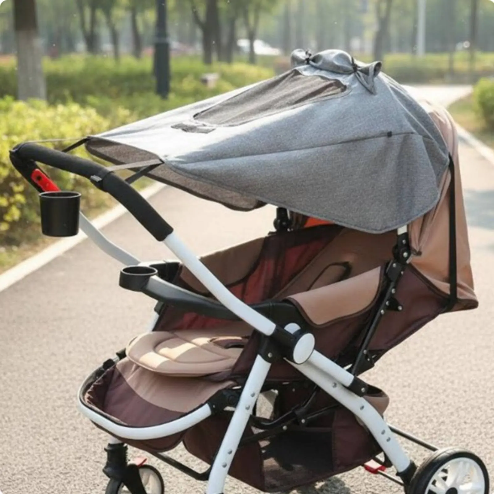 Baby Carriage Sun Shade Waterproof Universal Baby Carriage Awning Pram Sun Protection Cover Easy Installation for Infants
Baby Carriage Sun Shade Waterproof Universal Baby Carriage Awning Pram Sun Protection Cover Easy Installation for Infants