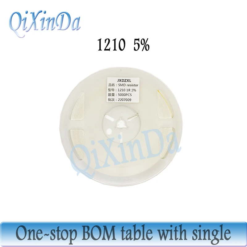 5000 шт., резистор 1210 SMD 5% 0R-10M 0.1R 0.22R 0.56R 1.5R 3.6R 10R 22R 100R 1K 10K 47K 82K 100K 220K 470K 1M 620 M 4,3 M 6,8 M 9,1 M
5000 шт., резистор 1210 SMD 5% 0R-10M 0.1R 0.22R 0.56R 1.5R 3.6R 10R 22R 100R 1K 10K 47K 82K 100K 220K 470K 1M 620 M 4,3 M 6,8 M 9,1 M