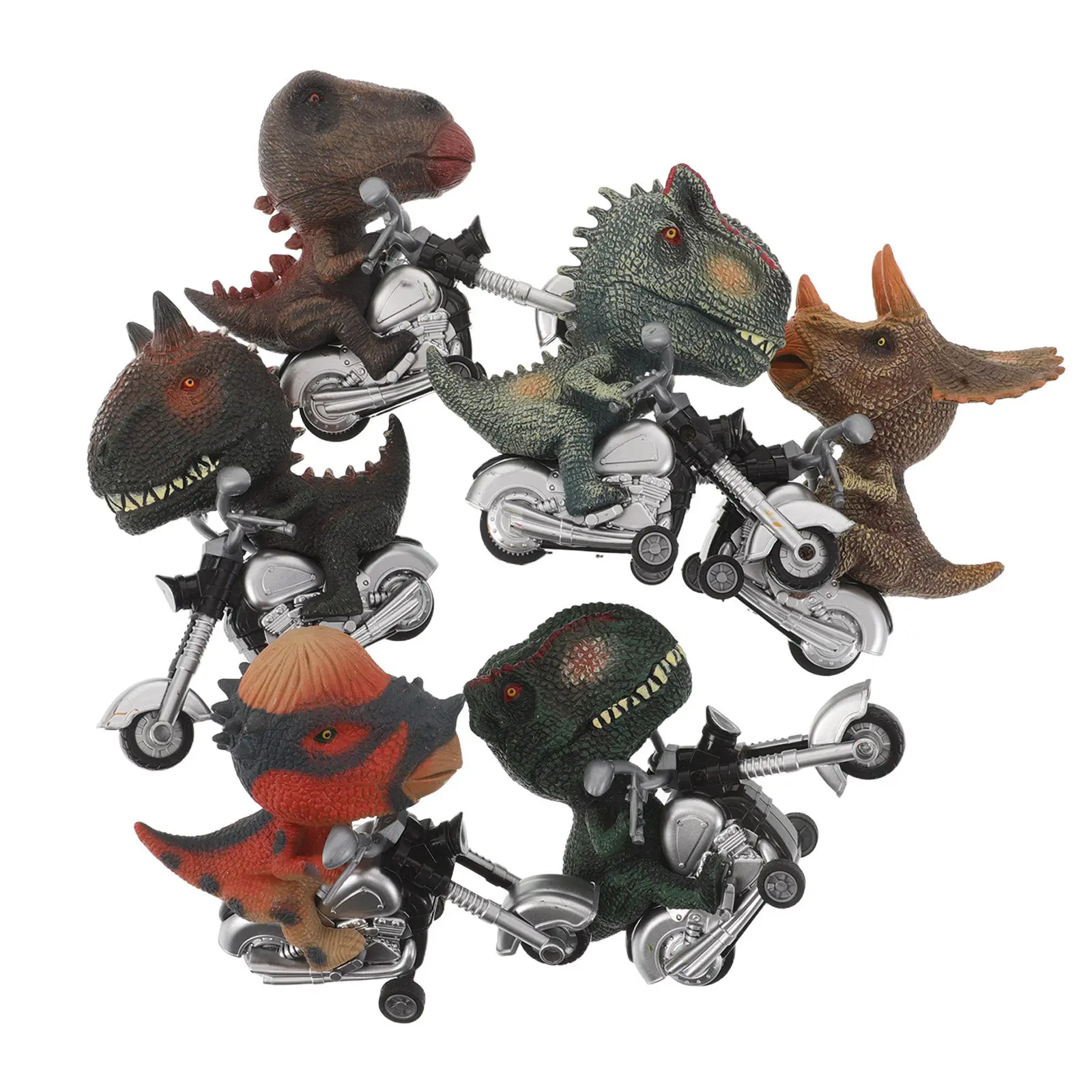 Набор из 6 машинок-динозавров на фрикционном приводе: развивающие игрушки-модели доисторических животных для детей, бесконечное развлечение в помещении и на улице
Набор из 6 машинок-динозавров на фрикционном приводе: развивающие игрушки-модели доисторических животных для детей, бесконечное развлечение в помещении и на улице
