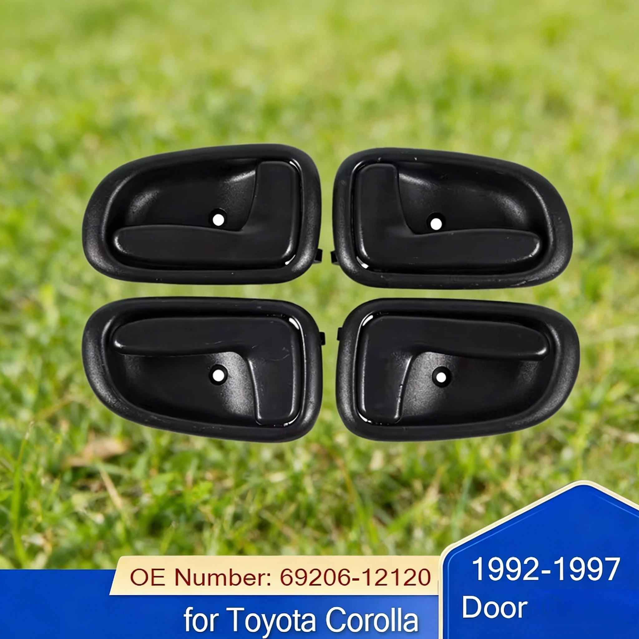 New Black Car Left Right Interior Door Handle for Toyota Corolla 1992 1993 1994 1995 1996 1997 69206-12120 69205-12120
New Black Car Left Right Interior Door Handle for Toyota Corolla 1992 1993 1994 1995 1996 1997 69206-12120 69205-12120