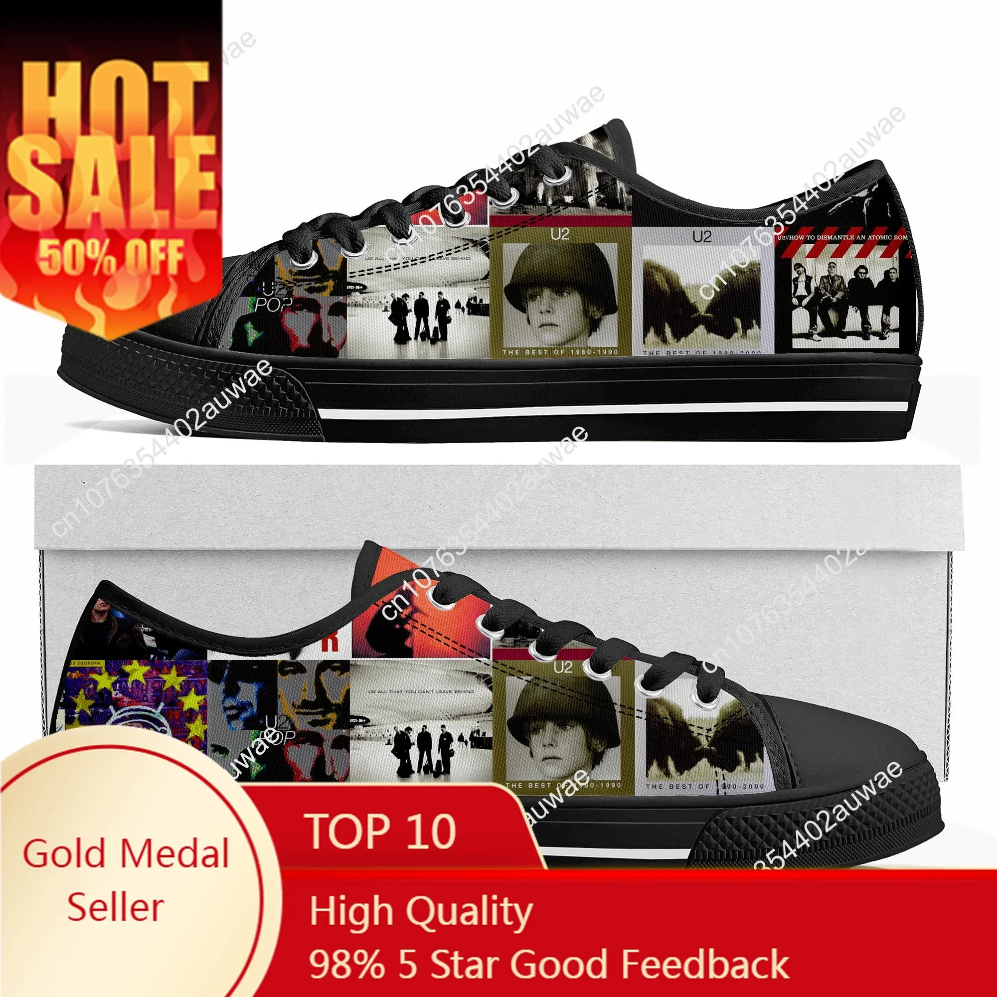 U2 Rock Band Punk New Arrivals Low Top High Quality Sneakers Mens Women Teenager Canvas Sneaker Casual Couple Shoe Custom Shoes
U2 Rock Band Punk New Arrivals Low Top High Quality Sneakers Mens Women Teenager Canvas Sneaker Casual Couple Shoe Custom Shoes