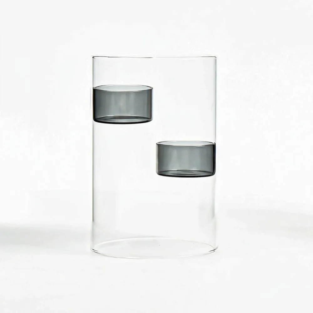 Cylinder Shape Glass Tealight Candle Holder Transparent Exquisite Windproof Candlestick Romantic Versatile Candle Cup Home Decor
Cylinder Shape Glass Tealight Candle Holder Transparent Exquisite Windproof Candlestick Romantic Versatile Candle Cup Home Decor