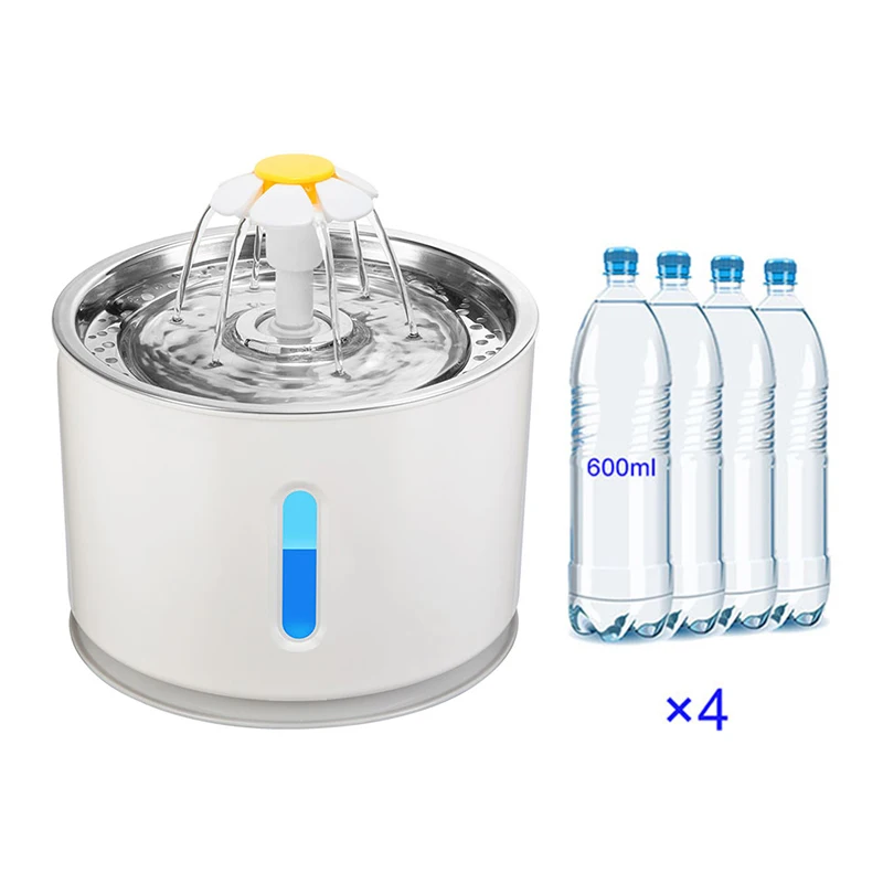 1.5L Loop USB Operation Light Emitting Diode Smart Stainless Steel Pet Water Dispenser Automatic Cat Water Dispenser
1.5L Loop USB Operation Light Emitting Diode Smart Stainless Steel Pet Water Dispenser Automatic Cat Water Dispenser