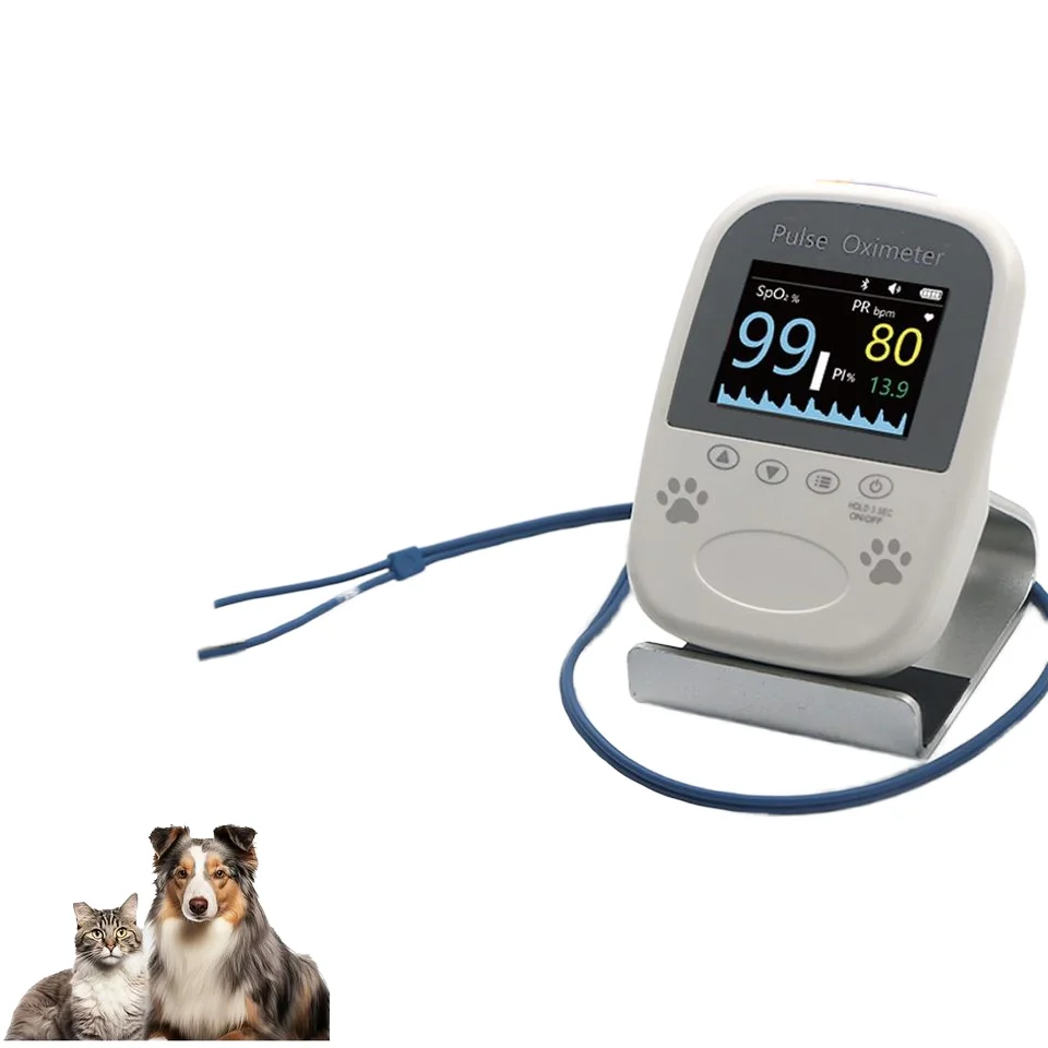 AM1000A-Vet Bluetooth Pet Instrument Free App Data Storage For Blood Oxygen Saturation Pulse Rate Tongue Probe Reading For Pet
AM1000A-Vet Bluetooth Pet Instrument Free App Data Storage For Blood Oxygen Saturation Pulse Rate Tongue Probe Reading For Pet