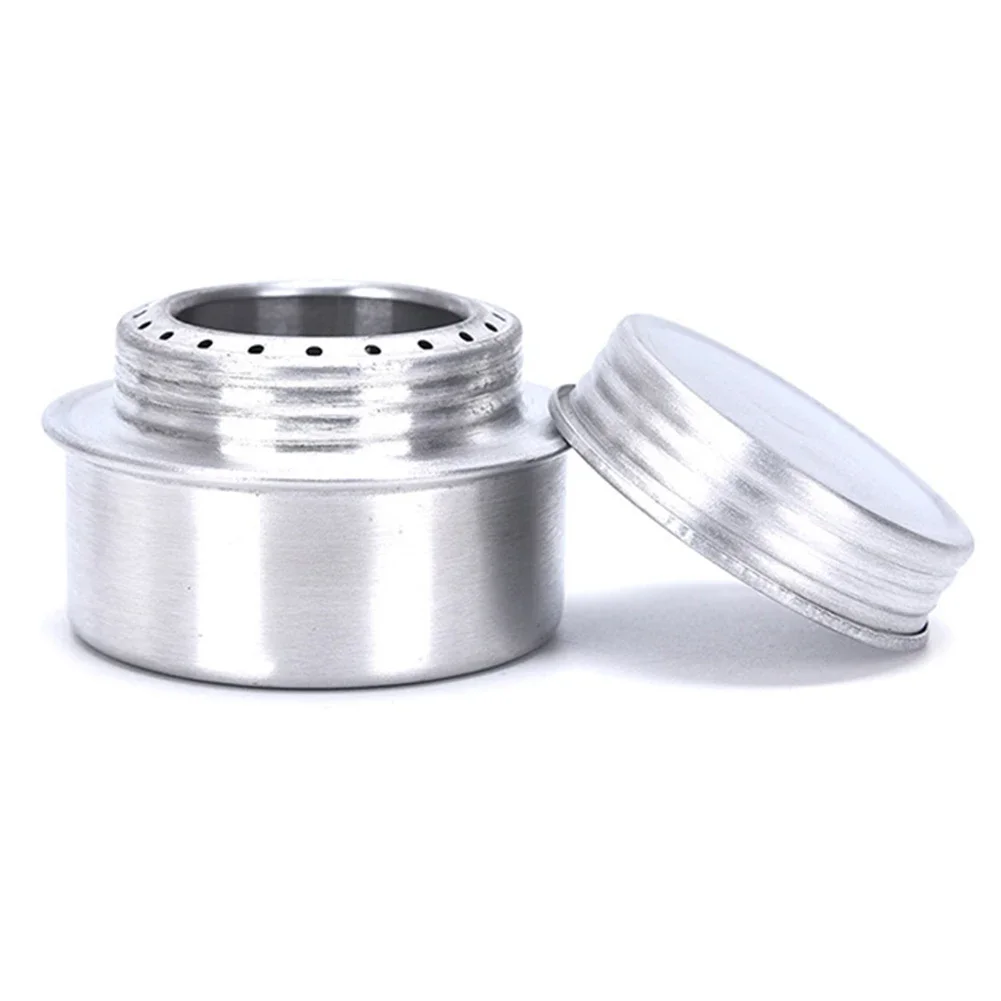 1pc Camping Alcohol Stove Super Light Aluminum Alloy 6.3x4.5cm Mini Size Fits In Pocket With Lid To Extinguish Fire Necessary
1pc Camping Alcohol Stove Super Light Aluminum Alloy 6.3x4.5cm Mini Size Fits In Pocket With Lid To Extinguish Fire Necessary