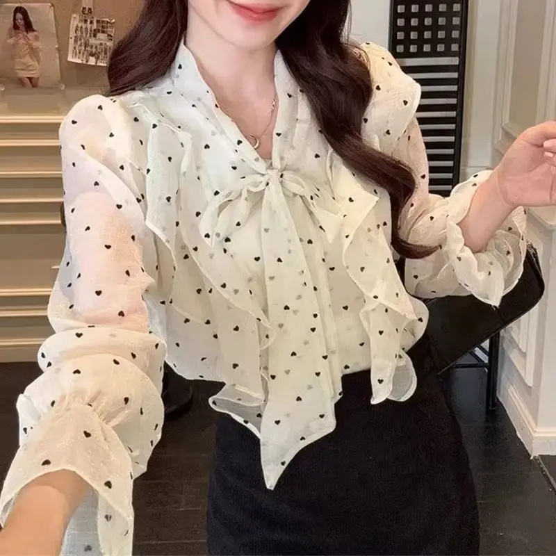 Summer Polka Dot Baggy T-shirt for Women Elegant Korean Long Sleeveless Ruffled Shirts Fashion Loose High Street Sweet Puff Top
Summer Polka Dot Baggy T-shirt for Women Elegant Korean Long Sleeveless Ruffled Shirts Fashion Loose High Street Sweet Puff Top