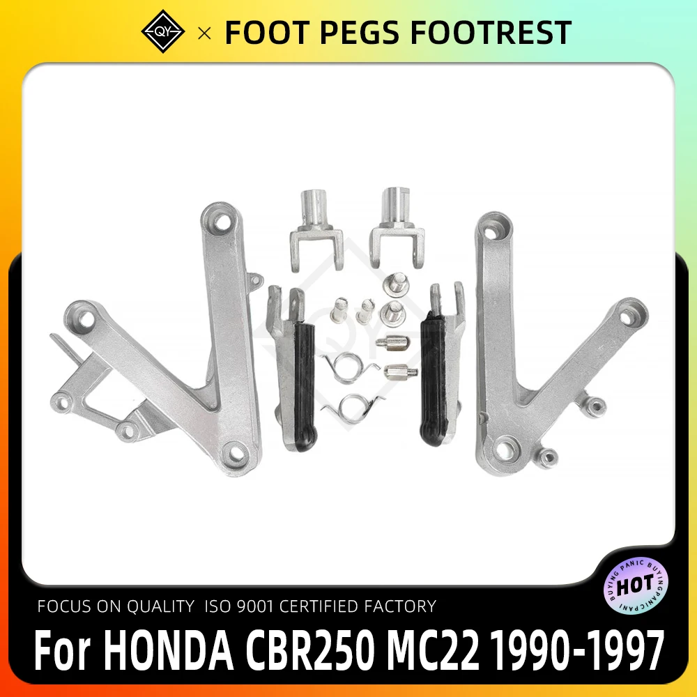 LQYL Motorcycle Front Pedals Footrests Foot pegs Bracket Set For HONDA CBR250 MC22 1990-1997 1996 1995 1994 1993 1992 1991
LQYL Motorcycle Front Pedals Footrests Foot pegs Bracket Set For HONDA CBR250 MC22 1990-1997 1996 1995 1994 1993 1992 1991