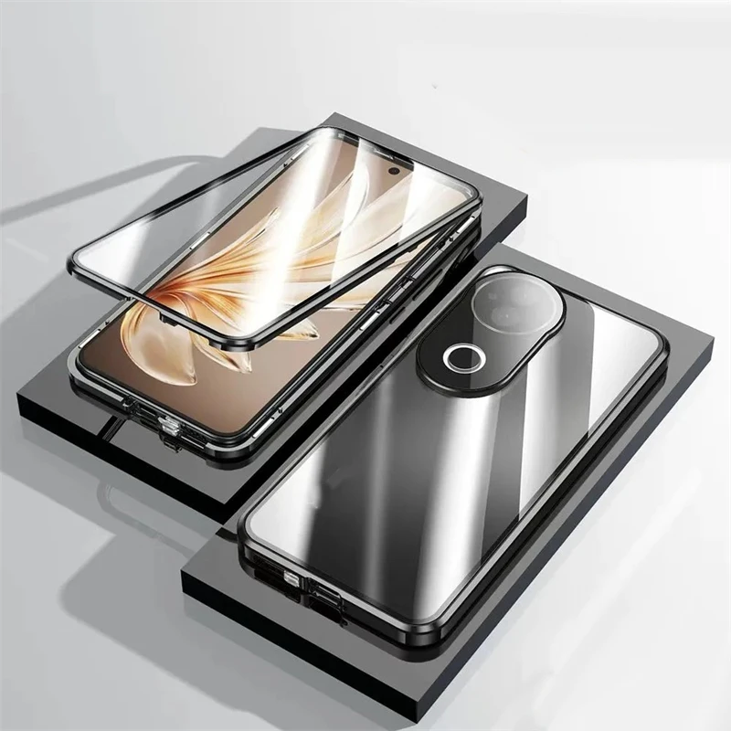 Double-Sided Tempered Glass Metal Magnetic Phone Case For vivo V60 V50 V29 Lite V27E V70 Elite V40 V30 Pro Protect Cover Cases
Double-Sided Tempered Glass Metal Magnetic Phone Case For vivo V60 V50 V29 Lite V27E V70 Elite V40 V30 Pro Protect Cover Cases