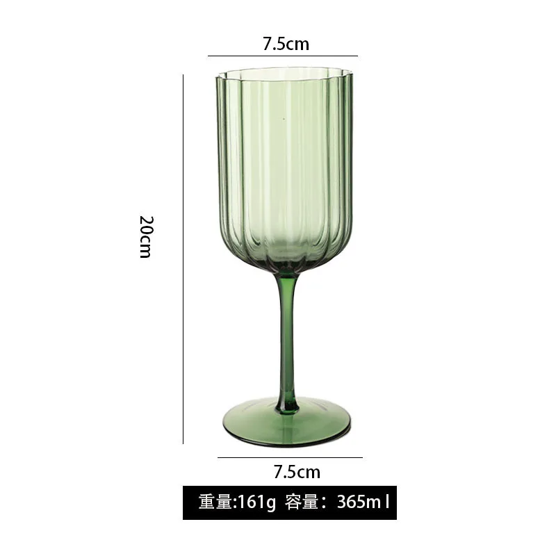 Color vertical pattern Nordic petal series glass high sense light household drinking water teacup red wine 
Color vertical pattern Nordic petal series glass high sense light household drinking water teacup red wine