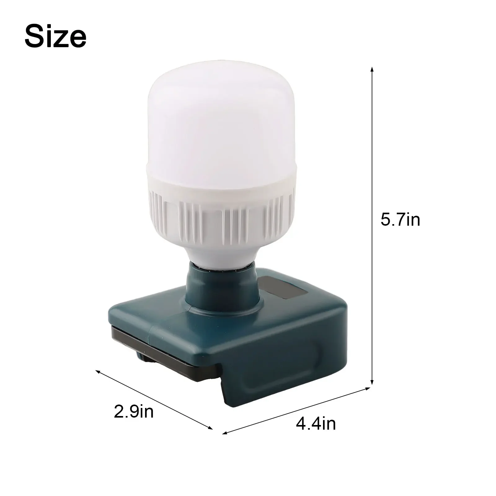 Adjustable Brightness LED Work Light Designed Specifically for Use With 18V Lithium Ion For Batteries in Camping or DIY Projects
Adjustable Brightness LED Work Light Designed Specifically for Use With 18V Lithium Ion For Batteries in Camping or DIY Projects