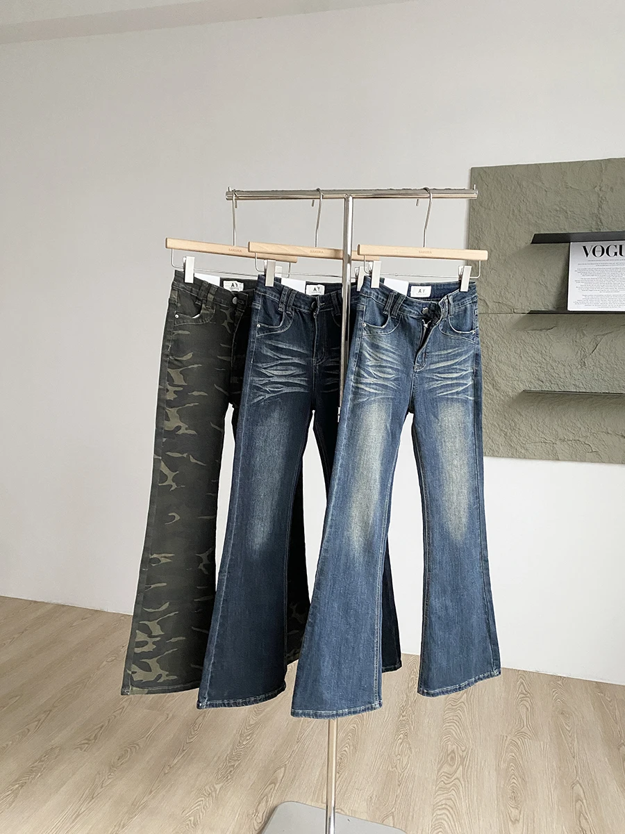 High Waist Flared Jeans Women's Casual Retro Style Autumn 2025 Slimming Versatile Long Pants Trendy Korean Style Denim
High Waist Flared Jeans Women's Casual Retro Style Autumn 2025 Slimming Versatile Long Pants Trendy Korean Style Denim