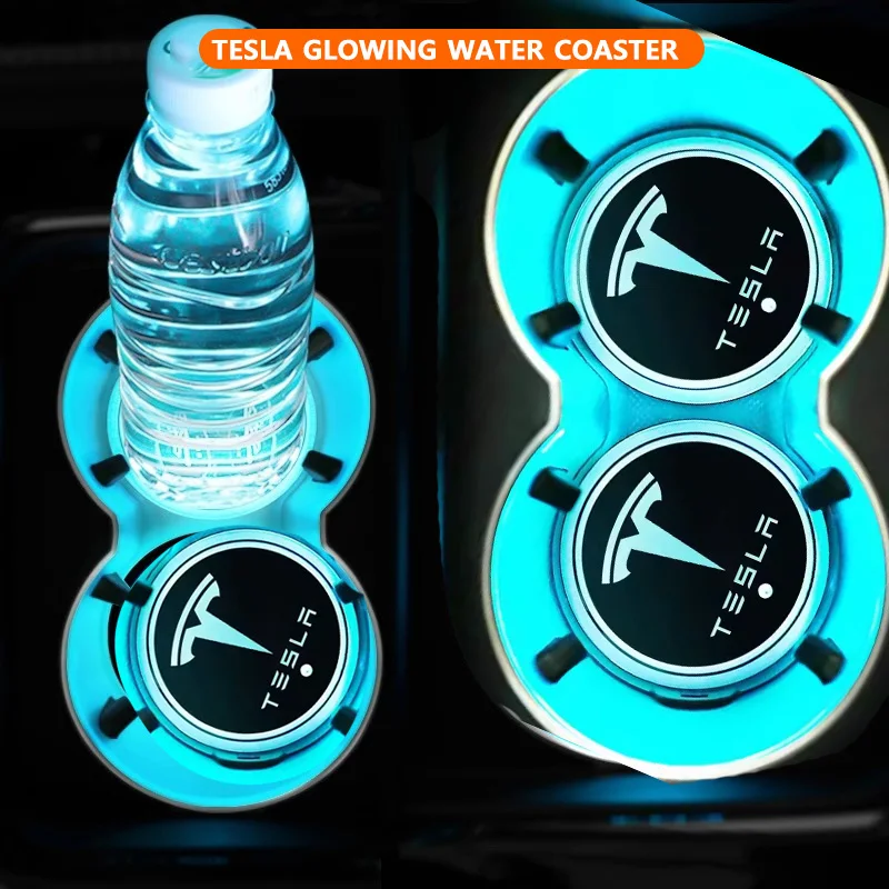 2Pcs 7 Colors Car LED Luminous Water Cup Pads Auto Coaster Mats For Tesla Model Y Juniper Model 3 X S Interior 2026 Accessories
2Pcs 7 Colors Car LED Luminous Water Cup Pads Auto Coaster Mats For Tesla Model Y Juniper Model 3 X S Interior 2026 Accessories
