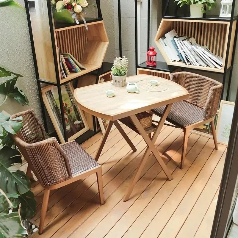 Balcony multi-functional table and chair three-piece set, casual storage table and one table and two
Balcony multi-functional table and chair three-piece set, casual storage table and one table and two
