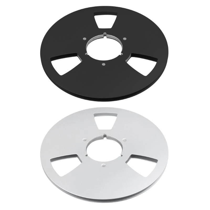 1/4 10inch Empty Reel for Reel to Reel Tape Recorders for Open Reel Sound Deck, Aluminum Alloy Recording Takeup Reel
1/4 10inch Empty Reel for Reel to Reel Tape Recorders for Open Reel Sound Deck, Aluminum Alloy Recording Takeup Reel