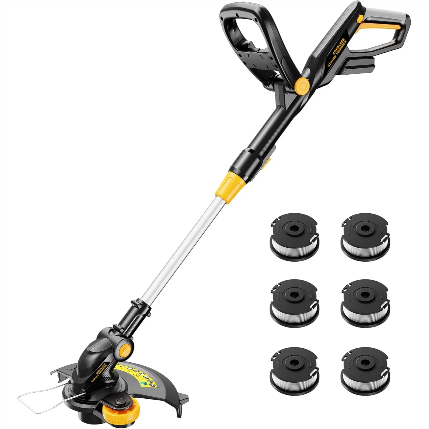 Cordless String Trimmer Compatible with Dewalt 20V MAX Battery, 12-Inch Weed Wacker Auto Line Feed, Electric Weed Eater with 6
Cordless String Trimmer Compatible with Dewalt 20V MAX Battery, 12-Inch Weed Wacker Auto Line Feed, Electric Weed Eater with 6