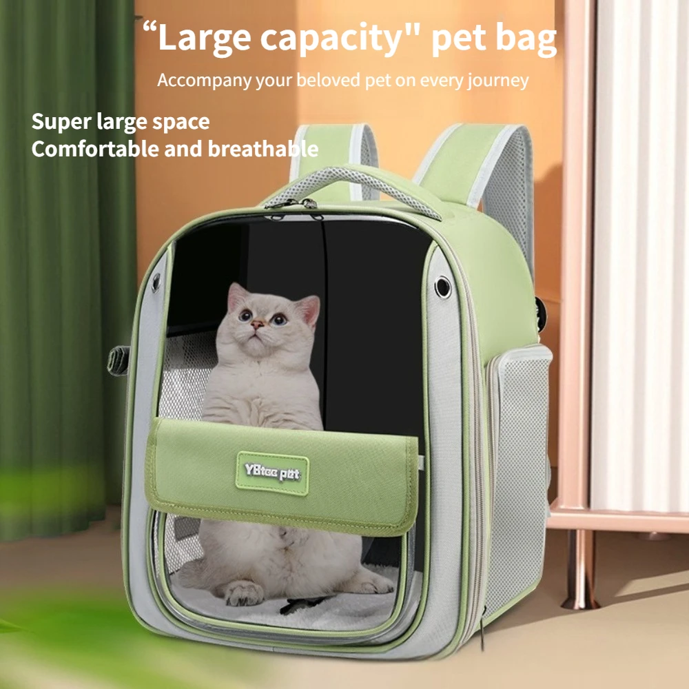 Portable Breathable Cat Backpack Foldable Large Capacity Pet Carrier for Travel
Portable Breathable Cat Backpack Foldable Large Capacity Pet Carrier for Travel