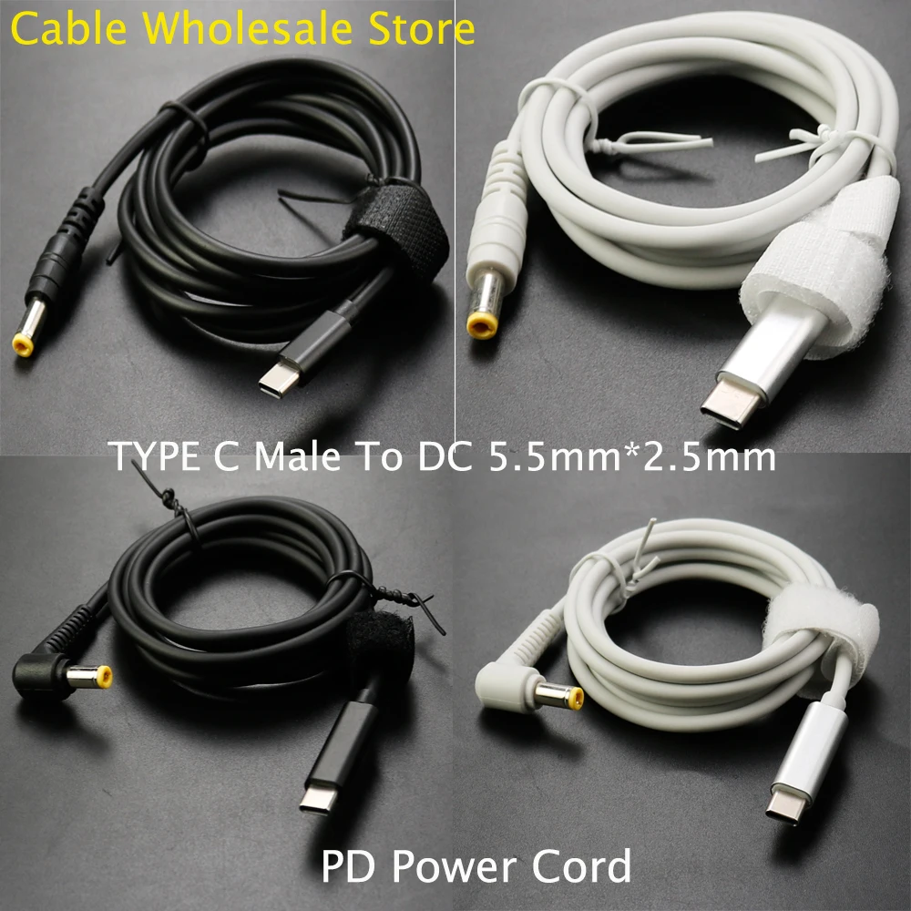 1Pcs C-Type Male To DC 5.5mm*2.5mm PD Power Cord Laptop Fast Charging Cable USB-C To 5525mm 65W Cable 1.5M Power Adapter
1Pcs C-Type Male To DC 5.5mm*2.5mm PD Power Cord Laptop Fast Charging Cable USB-C To 5525mm 65W Cable 1.5M Power Adapter