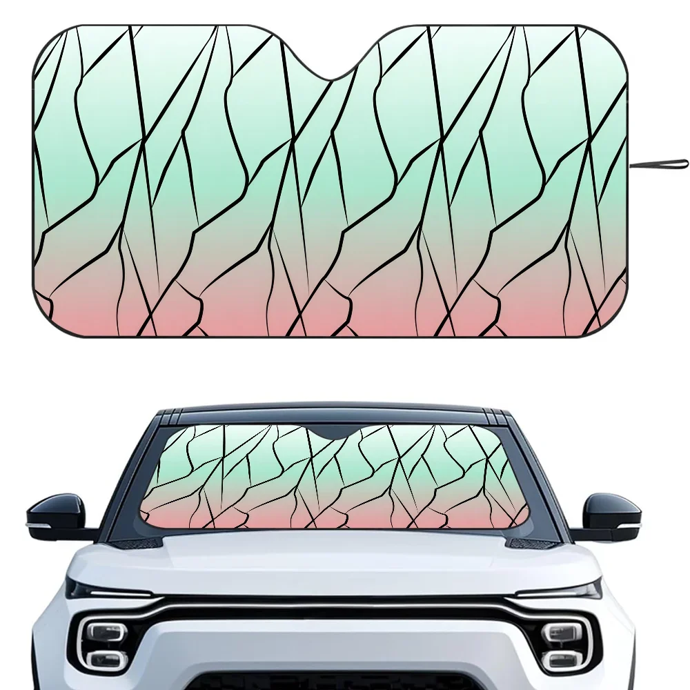 D-Demon S-Slayer Pattern Car SunSha Heat-insulating Aluminum Film Windshield Sunshas UV Rays Blocks Car Sun Visor Protector
D-Demon S-Slayer Pattern Car SunSha Heat-insulating Aluminum Film Windshield Sunshas UV Rays Blocks Car Sun Visor Protector
