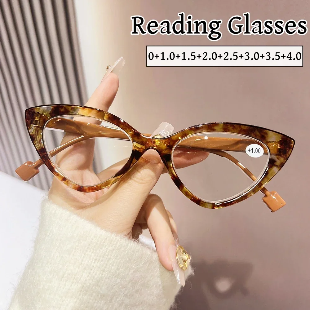 Finished Cat Eye Reading Glasses for Women Men Unisex Blue Light Blocking Far Sight Eyeglasses Prescription Hyperopia Glasses
Finished Cat Eye Reading Glasses for Women Men Unisex Blue Light Blocking Far Sight Eyeglasses Prescription Hyperopia Glasses