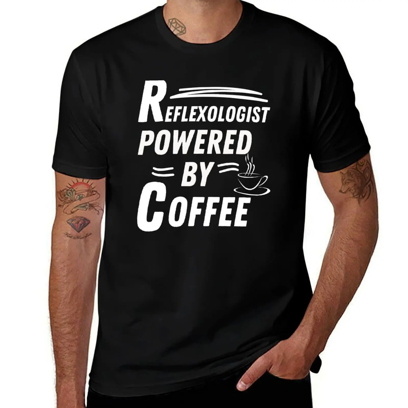 Reflexologist powered by coffee T-Shirt t shirts for man slim fit t shirt custom print anime t shirts oversize T-shirt
Reflexologist powered by coffee T-Shirt t shirts for man slim fit t shirt custom print anime t shirts oversize T-shirt