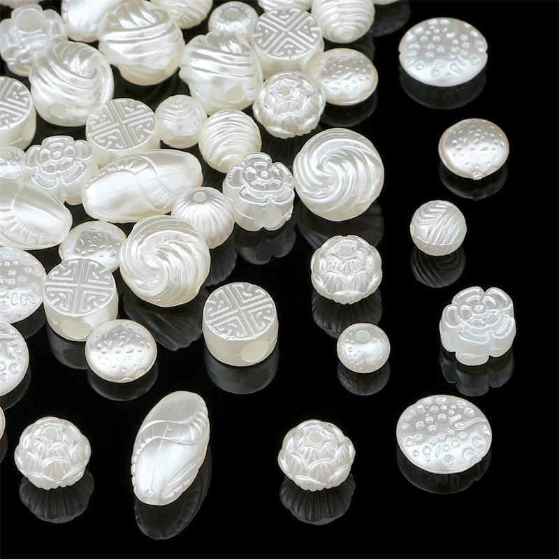 Irregular ABS Pearl Beads Mixed Shapes Acrylic Beads for Hairclip Necklace Bracelet Earring DIY Jewelry Making Craft Accessories
Irregular ABS Pearl Beads Mixed Shapes Acrylic Beads for Hairclip Necklace Bracelet Earring DIY Jewelry Making Craft Accessories