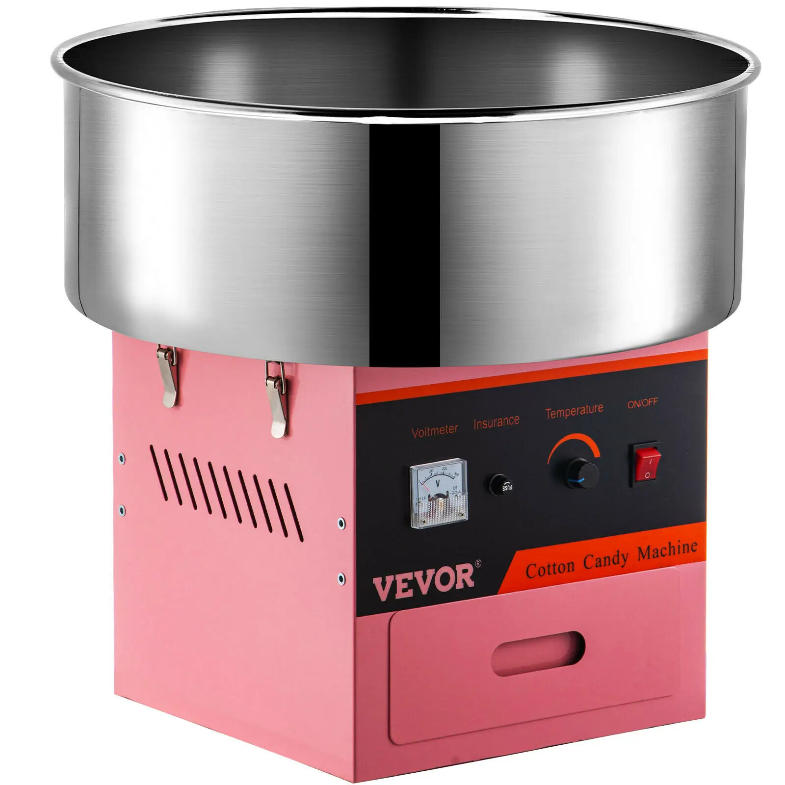 21 Inch Cotton Candy Machine Candy Floss Maker Stainless Steel Bowl Candy Floss Makers with Stainless Steel Tray and Scoop
21 Inch Cotton Candy Machine Candy Floss Maker Stainless Steel Bowl Candy Floss Makers with Stainless Steel Tray and Scoop