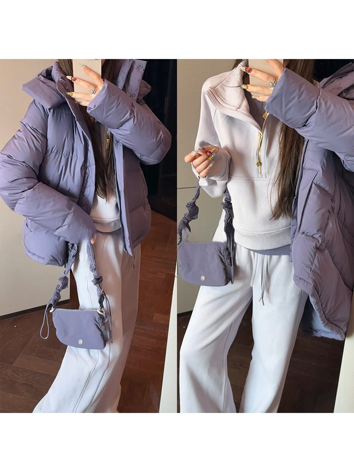 Модный пуховый комплект Mimius из пяти предметов: куртка с теплым флисовым и съемным капюшоном, наполнение из белого пуха.
Модный пуховый комплект Mimius из пяти предметов: куртка с теплым флисовым и съемным капюшоном, наполнение из белого пуха.