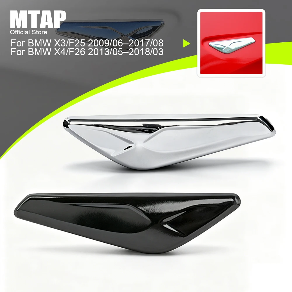 Fender Emblem Trim For BMW X3 F25/X4 F26 2009-2017 Side Marker Finisher Glossy Trim Side Fender Badge 51117338569 51117338570
Fender Emblem Trim For BMW X3 F25/X4 F26 2009-2017 Side Marker Finisher Glossy Trim Side Fender Badge 51117338569 51117338570