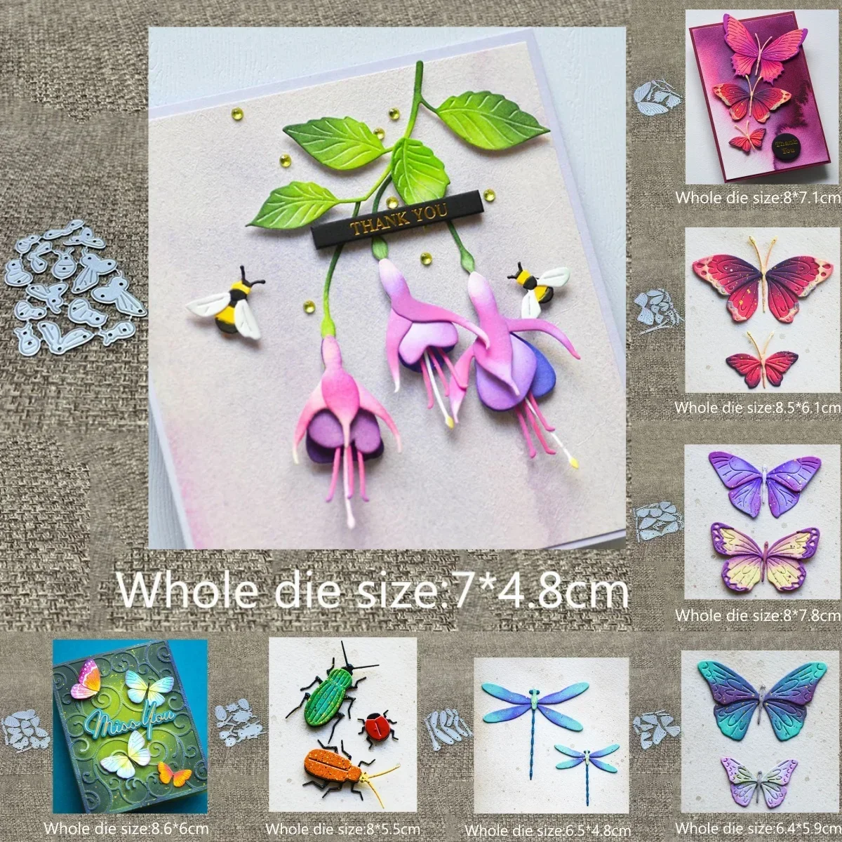 New Design Craft Metal stencil mold Cutting Die insect butterfly decorations scrapbook die cut Album Paper Card Craft Embossing
New Design Craft Metal stencil mold Cutting Die insect butterfly decorations scrapbook die cut Album Paper Card Craft Embossing