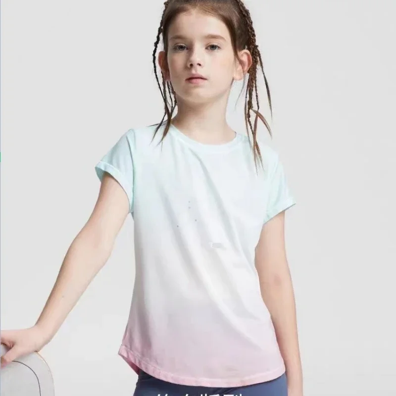 2024 Kids' Quick Dry Yoga Tee Breathable Summer Sportswear Lightweight Boys & Girls Running & Gym Top Children's Workout Shirt
2024 Kids' Quick Dry Yoga Tee Breathable Summer Sportswear Lightweight Boys & Girls Running & Gym Top Children's Workout Shirt