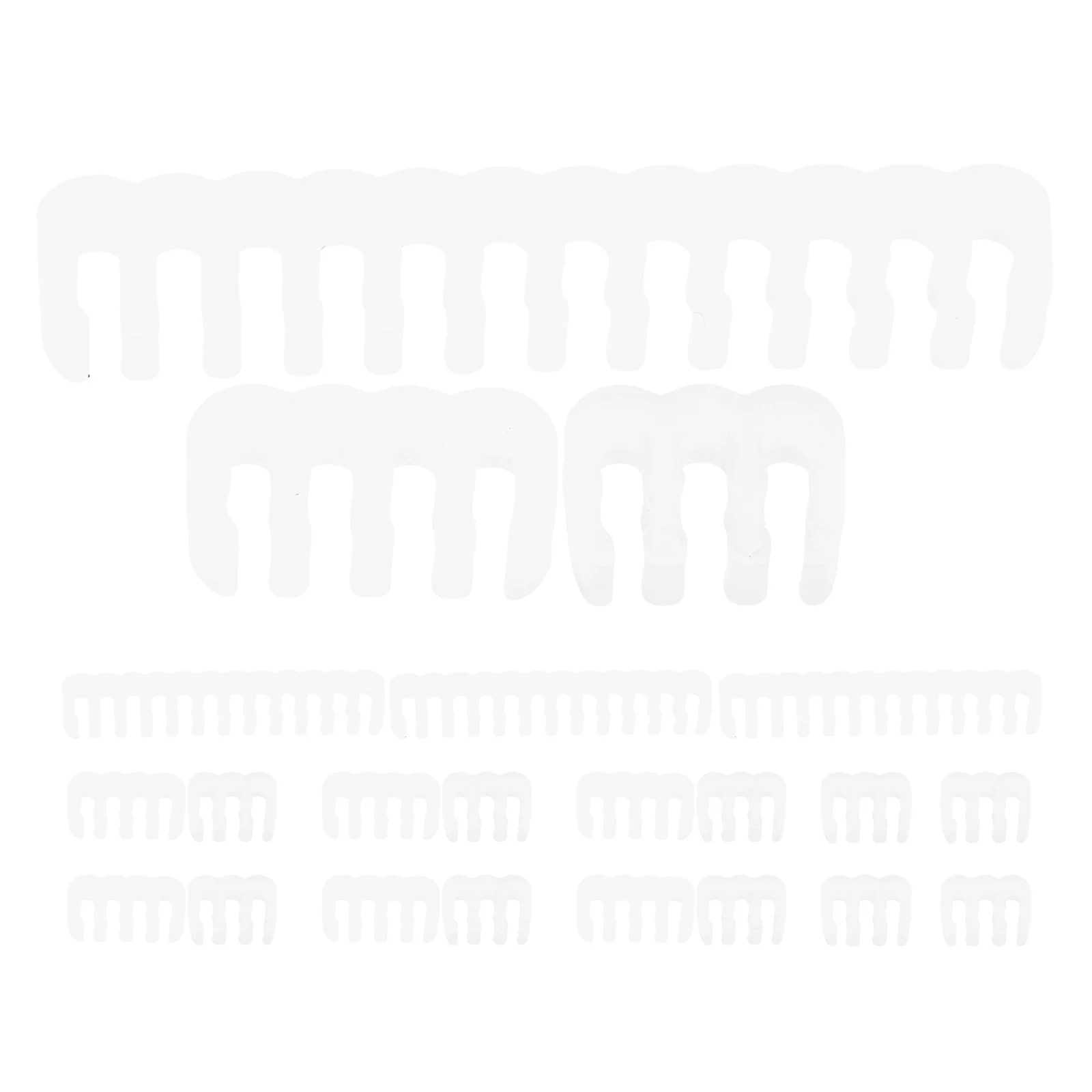 24pcs Power Cord Comb Cable Management Clips Semitransparent White Desk Organizer Charging Clamps Accessories
24pcs Power Cord Comb Cable Management Clips Semitransparent White Desk Organizer Charging Clamps Accessories
