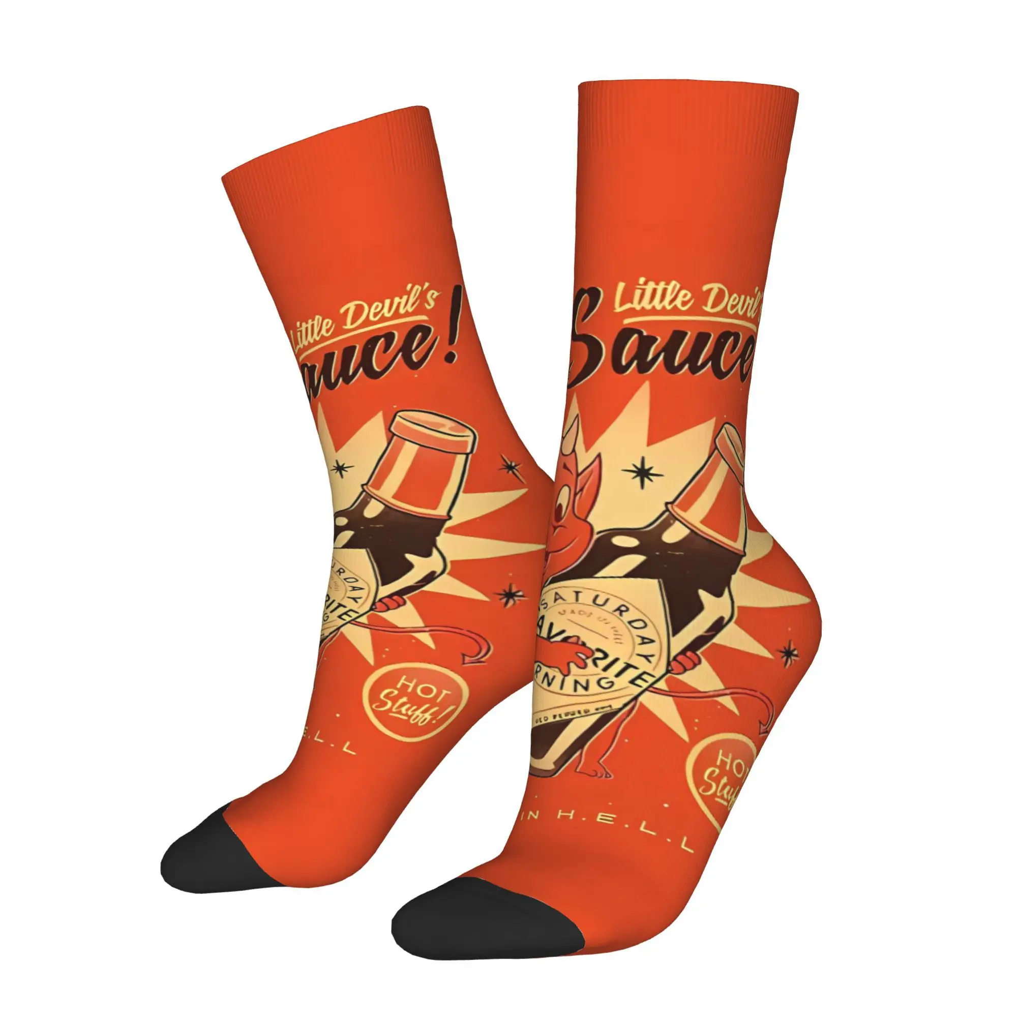 Мужские носки Happy Hot Sauce в стиле ретро, хип-хоп, бесшовные носки для экипажа, подарочный узор с принтом
Мужские носки Happy Hot Sauce в стиле ретро, хип-хоп, бесшовные носки для экипажа, подарочный узор с принтом