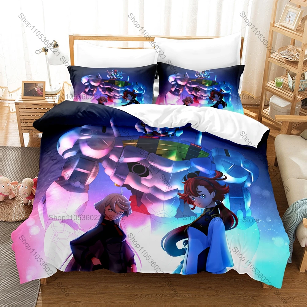 Anime The Witch from Mercury Printed 3Pcs Bedding Set Microfiber Duvet Cover 2 Pillowcases Bedroom Decor 2026 Fan Bed Linen
Anime The Witch from Mercury Printed 3Pcs Bedding Set Microfiber Duvet Cover 2 Pillowcases Bedroom Decor 2026 Fan Bed Linen