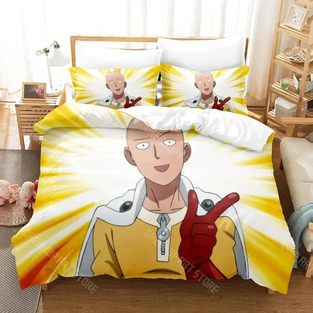 3D Anime Duvet One Punch Man Cover Sets Pillowcase Bedding Set Kids Children Gift Girls twin full Queen King Size Bed Linen - Al
3D Anime Duvet One Punch Man Cover Sets Pillowcase Bedding Set Kids Children Gift Girls twin full Queen King Size Bed Linen - Al