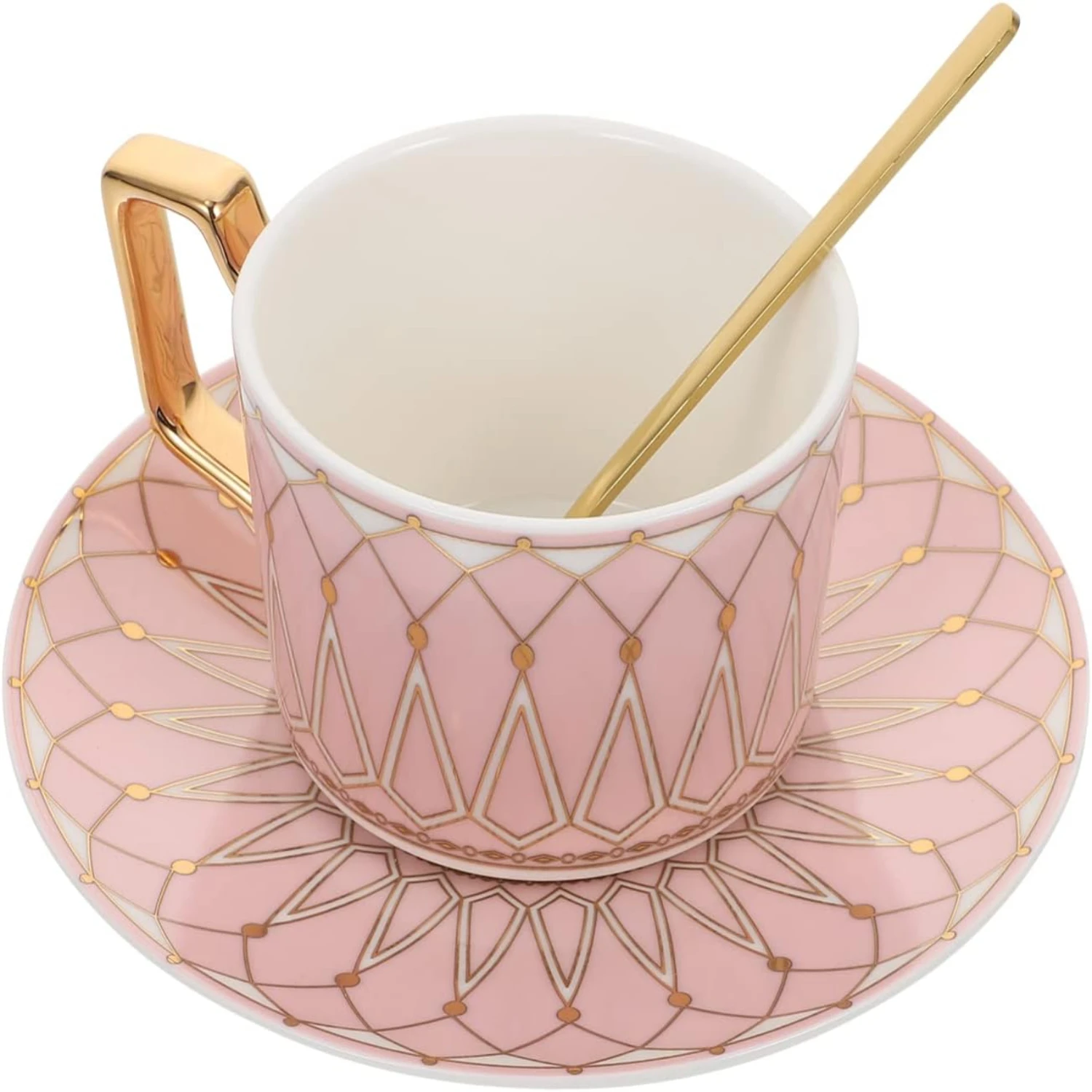 Elegant and sophisticated set of 6 stylish cups and saucers - Perfect for enjoying your favorite hot beverages in style - Great
Elegant and sophisticated set of 6 stylish cups and saucers - Perfect for enjoying your favorite hot beverages in style - Great