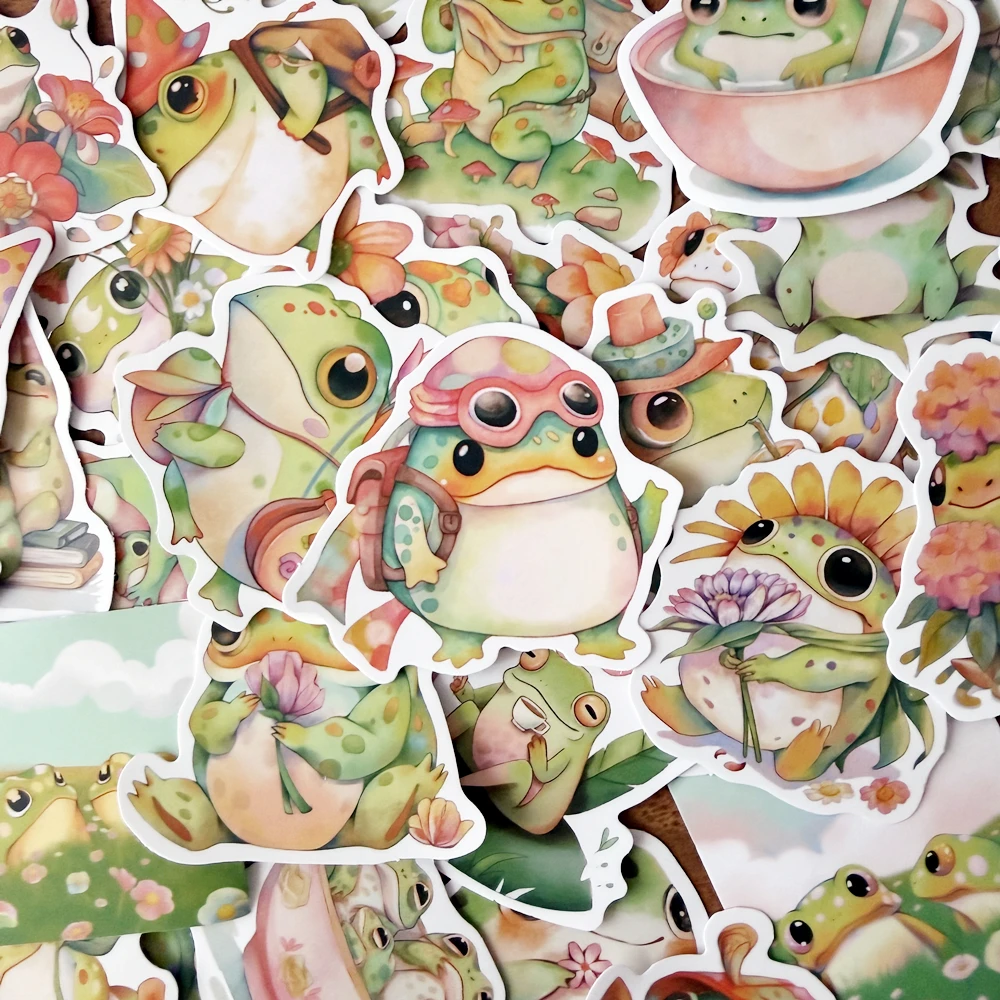 10/50PCS Springtime Jelly Travel Frog Stickers Kids Toys Gifts For Phone Case Laptop Luggage Skateboard Decor Anime Fans
10/50PCS Springtime Jelly Travel Frog Stickers Kids Toys Gifts For Phone Case Laptop Luggage Skateboard Decor Anime Fans