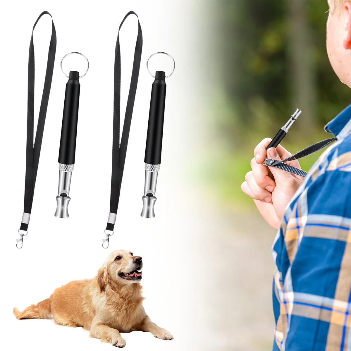 2Pcs Pet Whistle Training Dog Flute Sound Wave Dog Trainer Training Dog Flute
2Pcs Pet Whistle Training Dog Flute Sound Wave Dog Trainer Training Dog Flute