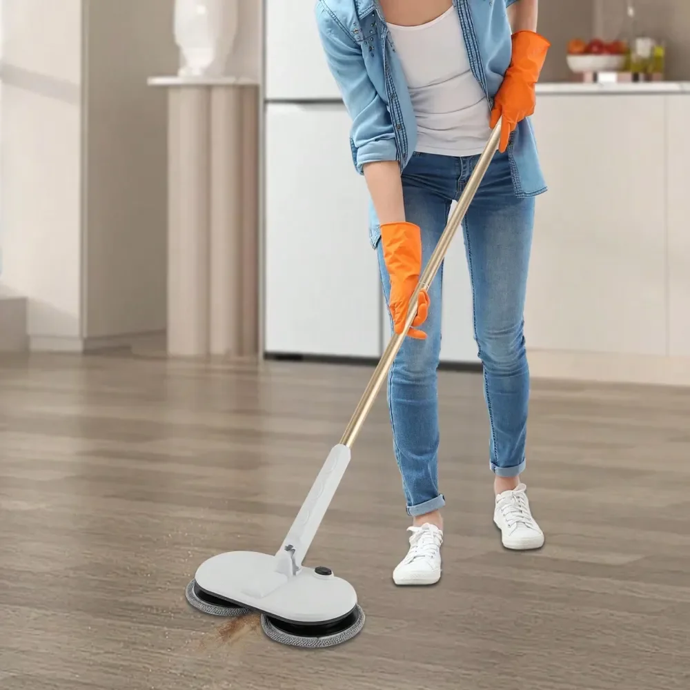 Mop Power Mop With 4 Pads Electric Mops For Floor Cleaning, Electric Spin Mop For Hardwood Floor Cleaner Machine
Mop Power Mop With 4 Pads Electric Mops For Floor Cleaning, Electric Spin Mop For Hardwood Floor Cleaner Machine