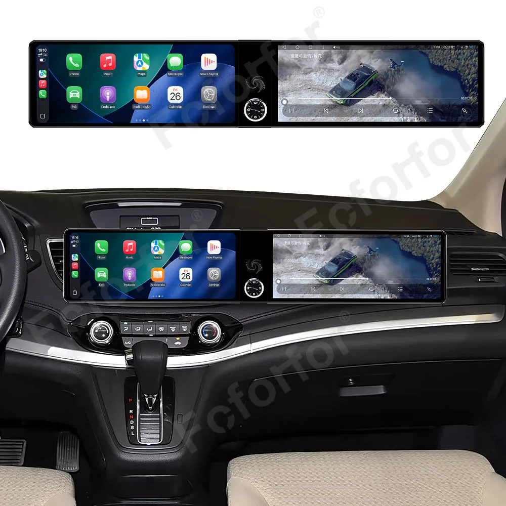 Двухэкранный 12,3-дюймовый HD-дисплей Android 13 для Honda CR-V 2012-2016, автомобильная магнитола с GPS-навигацией, CarPlay, мультимедийный проигрыватель, головное устройство
Двухэкранный 12,3-дюймовый HD-дисплей Android 13 для Honda CR-V 2012-2016, автомобильная магнитола с GPS-навигацией, CarPlay, мультимедийный проигрыватель, головное устройство
