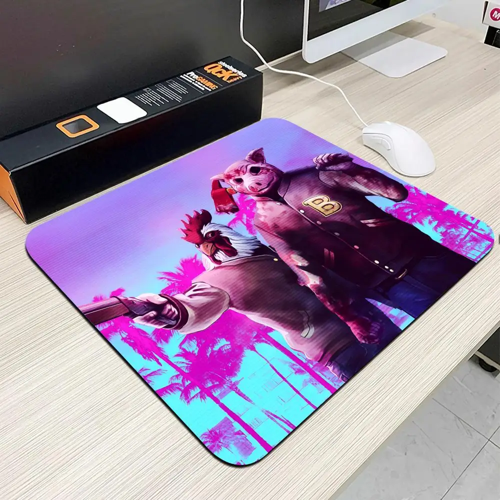 Game Hotline Miami Mouse Pad Small Office Table Mats Computer Accessories Washable Non-slip Rubber with Precision Lock Edge
Game Hotline Miami Mouse Pad Small Office Table Mats Computer Accessories Washable Non-slip Rubber with Precision Lock Edge
