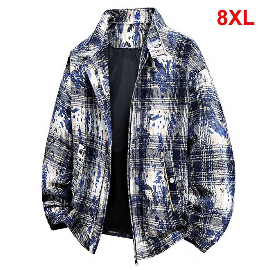 Мужская клетчатая куртка с точечным принтом, большие размеры 8XL, куртки-карго, модная повседневная весенне-осенняя куртка, пальто, мужской большой размер 8XL
Мужская клетчатая куртка с точечным принтом, большие размеры 8XL, куртки-карго, модная повседневная весенне-осенняя куртка, пальто, мужской большой размер 8XL