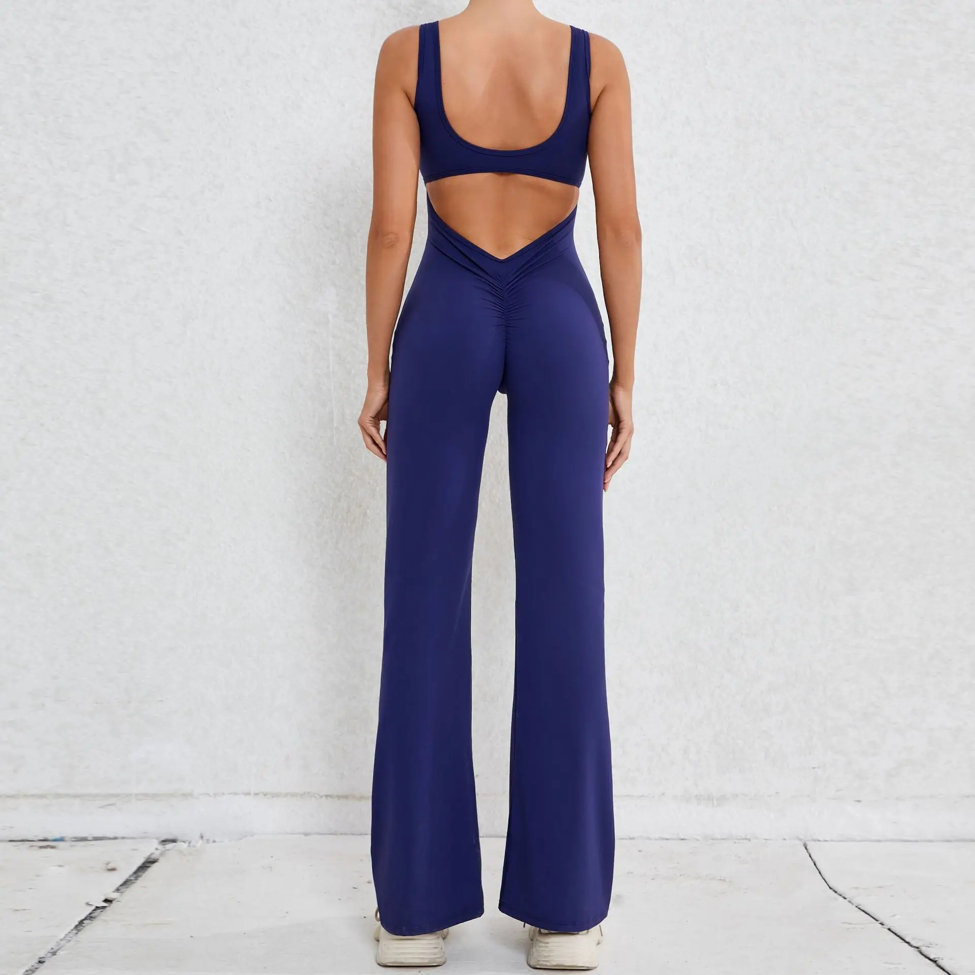 Sports Jumpsuits for Women with Flares One-Piece Yoga Set Nylon Fitness Suits Activewear XS-XL
Sports Jumpsuits for Women with Flares One-Piece Yoga Set Nylon Fitness Suits Activewear XS-XL
