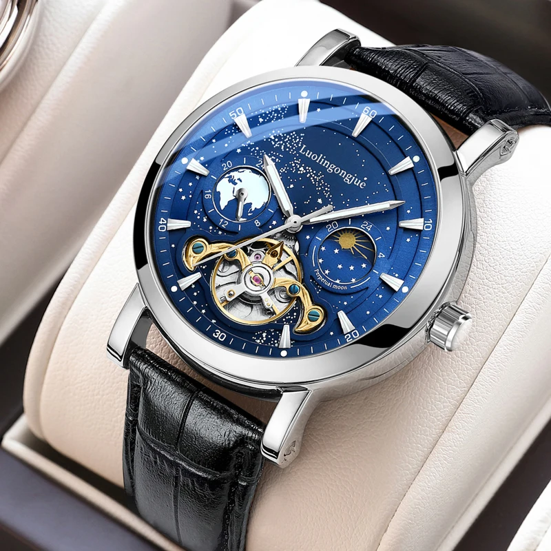 Элитные автоматические механические часы с дизайном «скелетон», мужские часы, стильные многофункциональные часы для делового стиля, модный подарок для молодых мужчин в корейском стиле, лучший выбор бренда для парней и мужей, лучший подарок для него, не тр
Элитные автоматические механические часы с дизайном «скелетон», мужские часы, стильные многофункциональные часы для делового стиля, модный подарок для молодых мужчин в корейском стиле, лучший выбор бренда для парней и мужей, лучший подарок для него, не тр