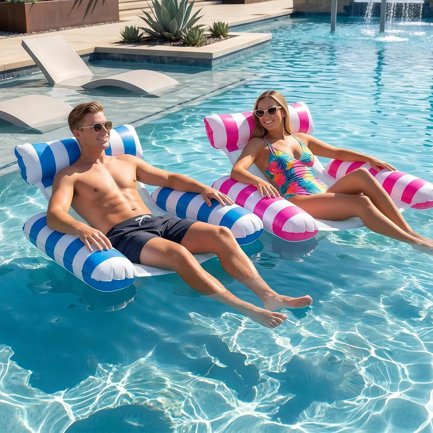 3 Pack 300 LB Pool Floats,Inflatable Pool Float Chair for Adults Swim Floating Party Vacation Fun and Rest
3 Pack 300 LB Pool Floats,Inflatable Pool Float Chair for Adults Swim Floating Party Vacation Fun and Rest