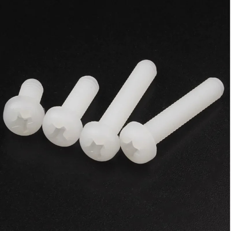 Nylon Screw M2 M2.5 M3 M4 M5 M6 M8 White Nylon Plastic Phillips Pan Head Screws Cross Round Head Insulated Bolts
Nylon Screw M2 M2.5 M3 M4 M5 M6 M8 White Nylon Plastic Phillips Pan Head Screws Cross Round Head Insulated Bolts