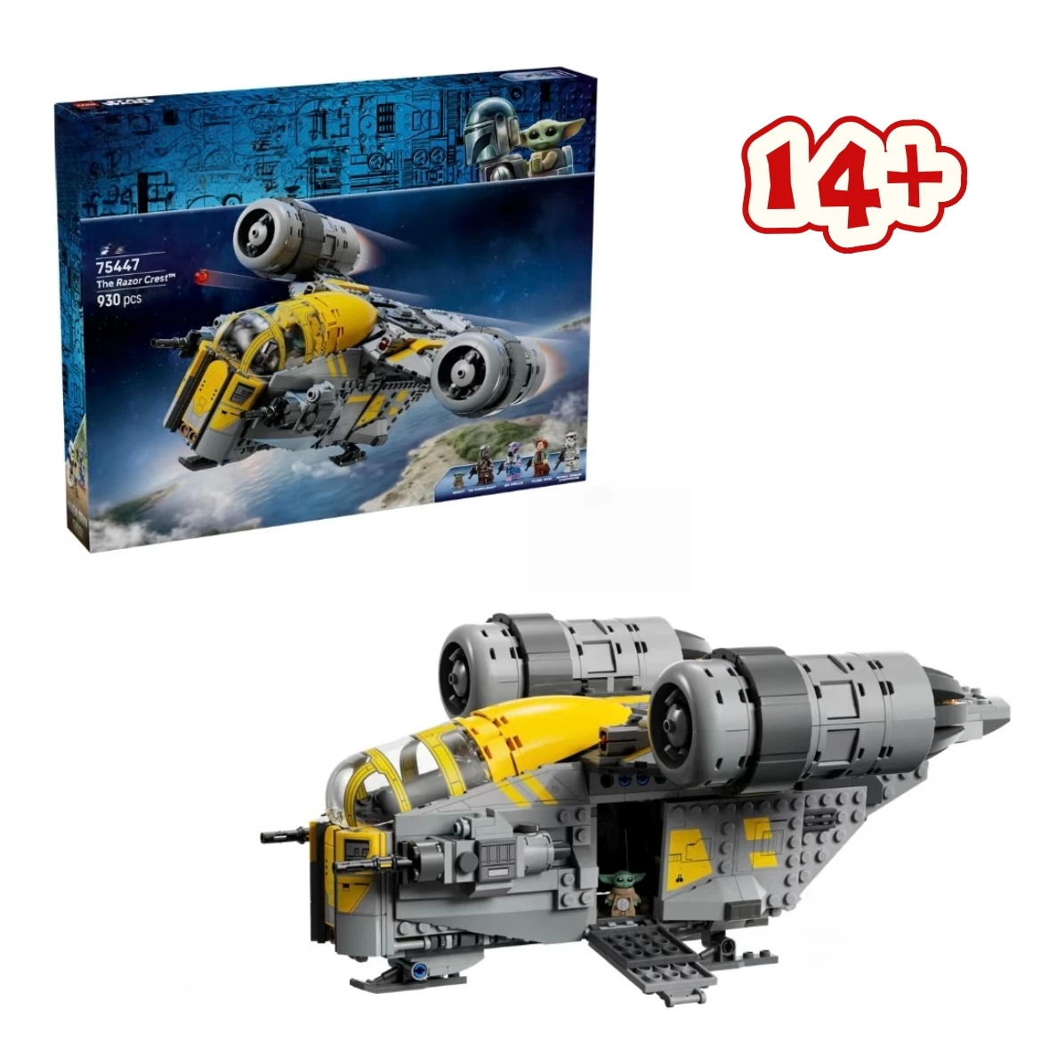 Modification Wars 930PCS Razor Crest Set MOC Starship Educational Model Toys Building Blocks Holiday Xmas Birthday Party Gifts
Modification Wars 930PCS Razor Crest Set MOC Starship Educational Model Toys Building Blocks Holiday Xmas Birthday Party Gifts
