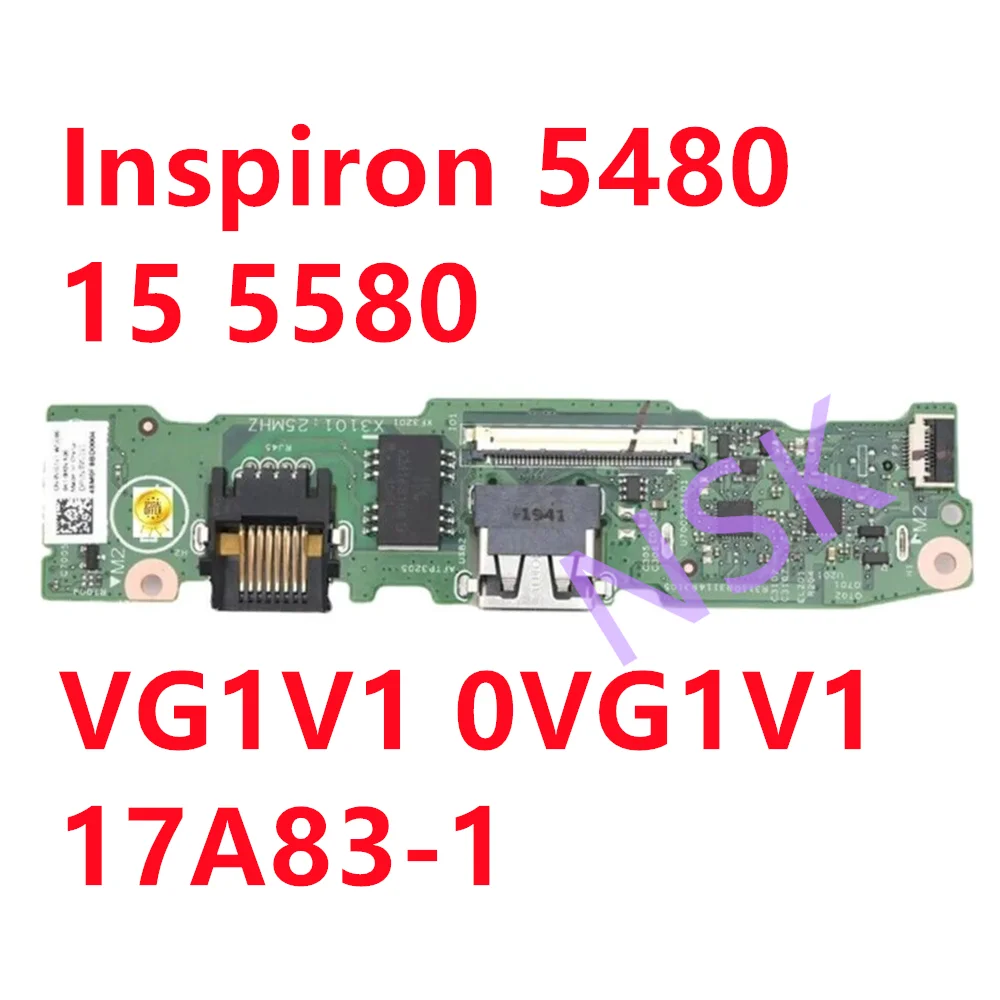 Оригинальный VG1V1 0VG1V1 для Dell Inspiron 5480 15 5580, USB кардридер с кнопкой питания, Φ 17A83-1 100%, тест ОК
Оригинальный VG1V1 0VG1V1 для Dell Inspiron 5480 15 5580, USB кардридер с кнопкой питания, Φ 17A83-1 100%, тест ОК
