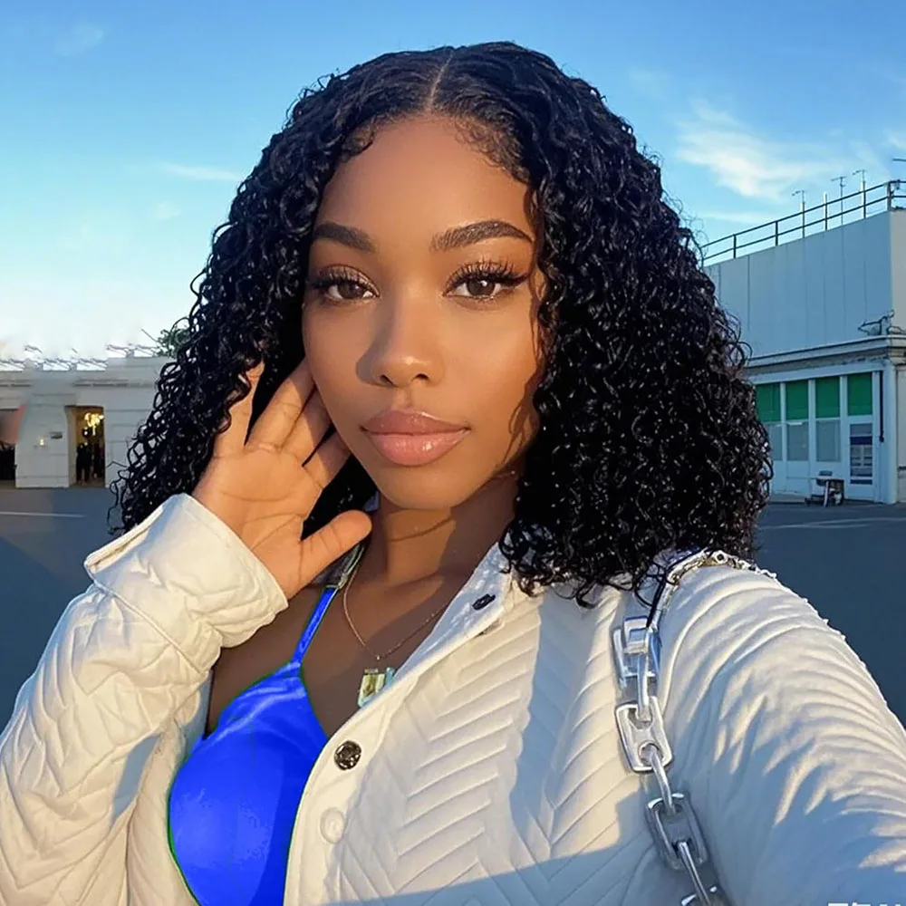 Deep Wave Bob Human Hair Lace Frontal Wig Deep Curly Wigs 13x4 Transparent Lace Front Wigs 4x4 Short Wigs 100% Human Hair Wig
Deep Wave Bob Human Hair Lace Frontal Wig Deep Curly Wigs 13x4 Transparent Lace Front Wigs 4x4 Short Wigs 100% Human Hair Wig