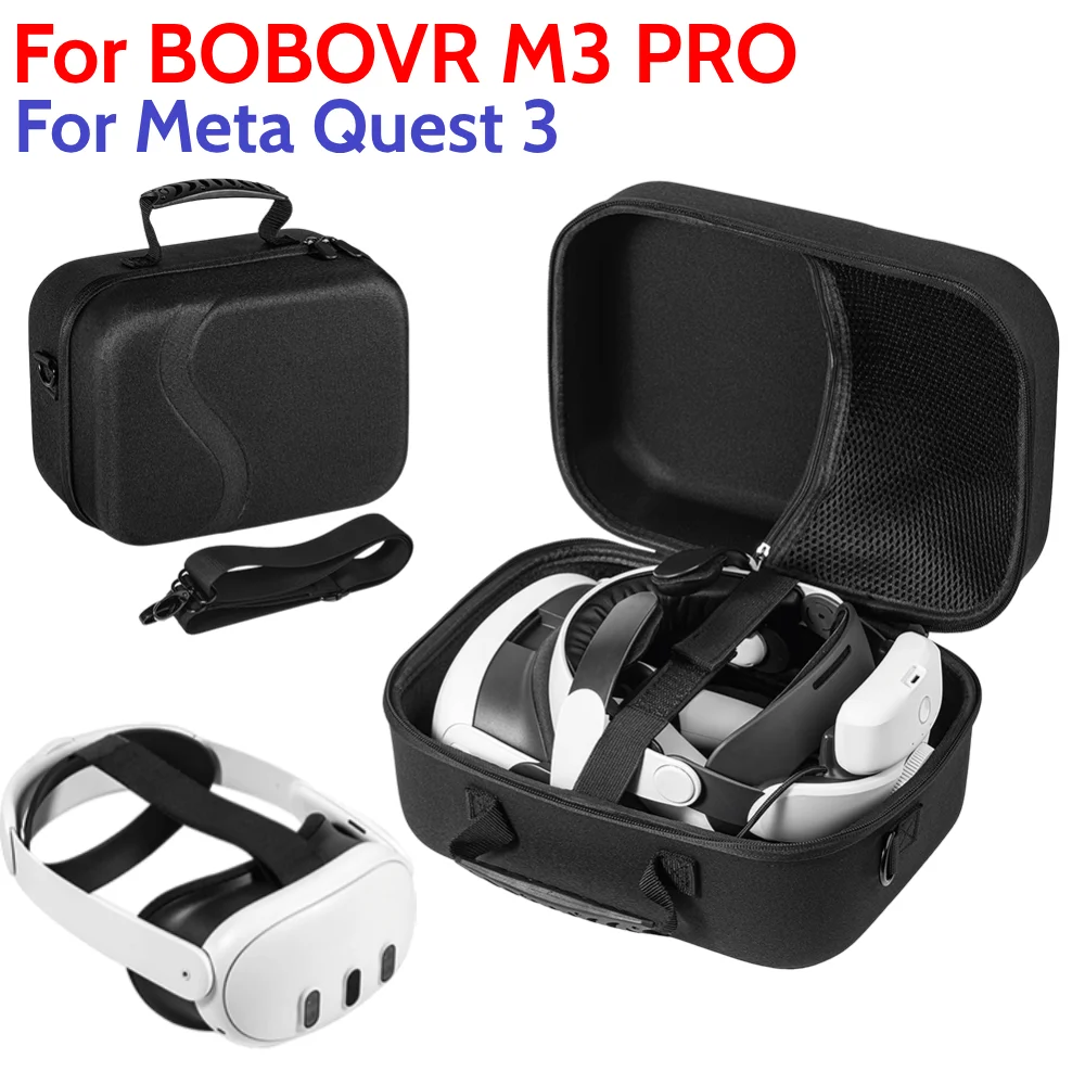 Чехол для переноски BOBOVR M3 PRO Elite, защитная сумка с ремешком, дорожный чехол, жесткий чехол для хранения очков Meta Quest 3, VR
Чехол для переноски BOBOVR M3 PRO Elite, защитная сумка с ремешком, дорожный чехол, жесткий чехол для хранения очков Meta Quest 3, VR
