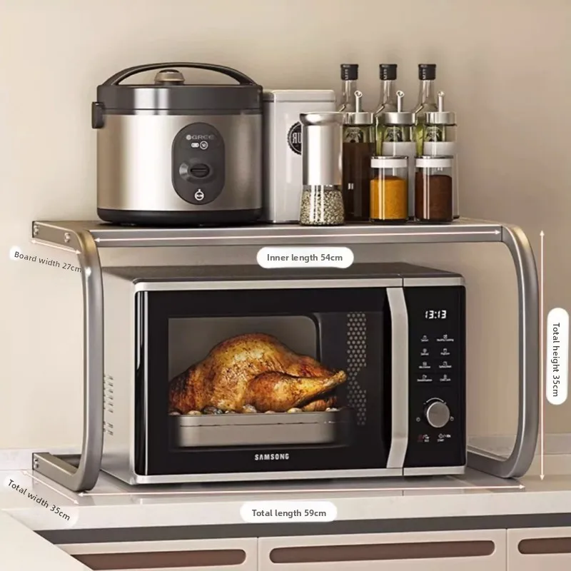 Firm Kitchen Rack Microwave Oven Rack Storage Rack Rice Cooker Multifunctional Home Countertop Rack
Firm Kitchen Rack Microwave Oven Rack Storage Rack Rice Cooker Multifunctional Home Countertop Rack